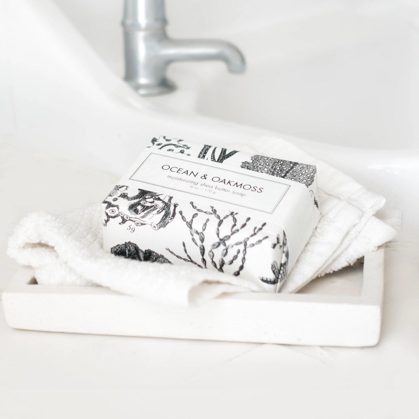 Ocean & Oakmoss Shea Butter Bar Soap | Duman Home