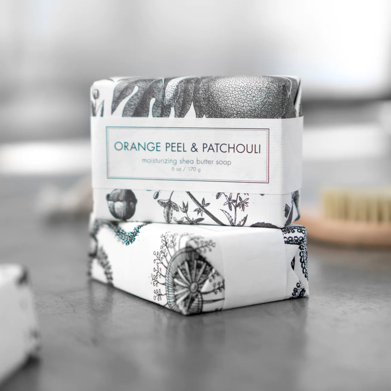 Orange Peel & Patchouli Shea Butter Soap | Duman Home