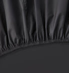 Percale Organic Fitted Sheet Slate Detail | Duman Home