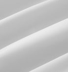 Percale Organic Top Sheet White Detail | Duman Home