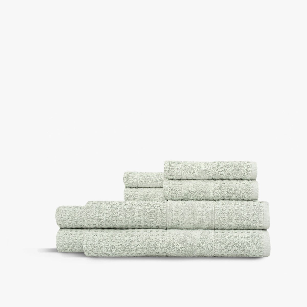 Sage Lightweight Waffle Towel Bundles | Duman Home