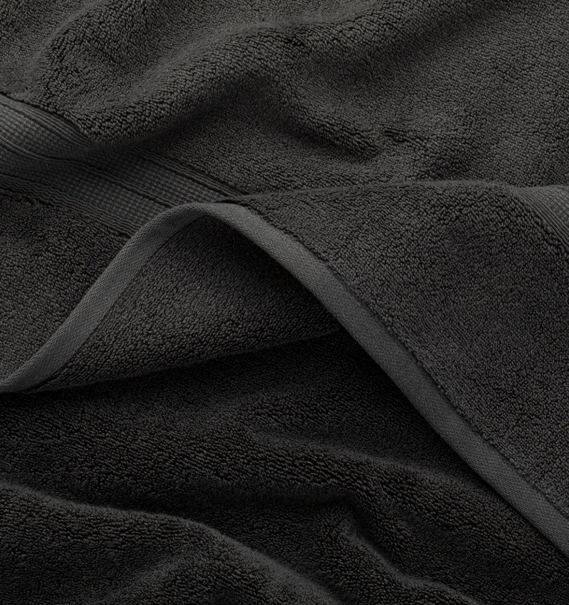Super-Plush Towels Coal Detail | Duman Home