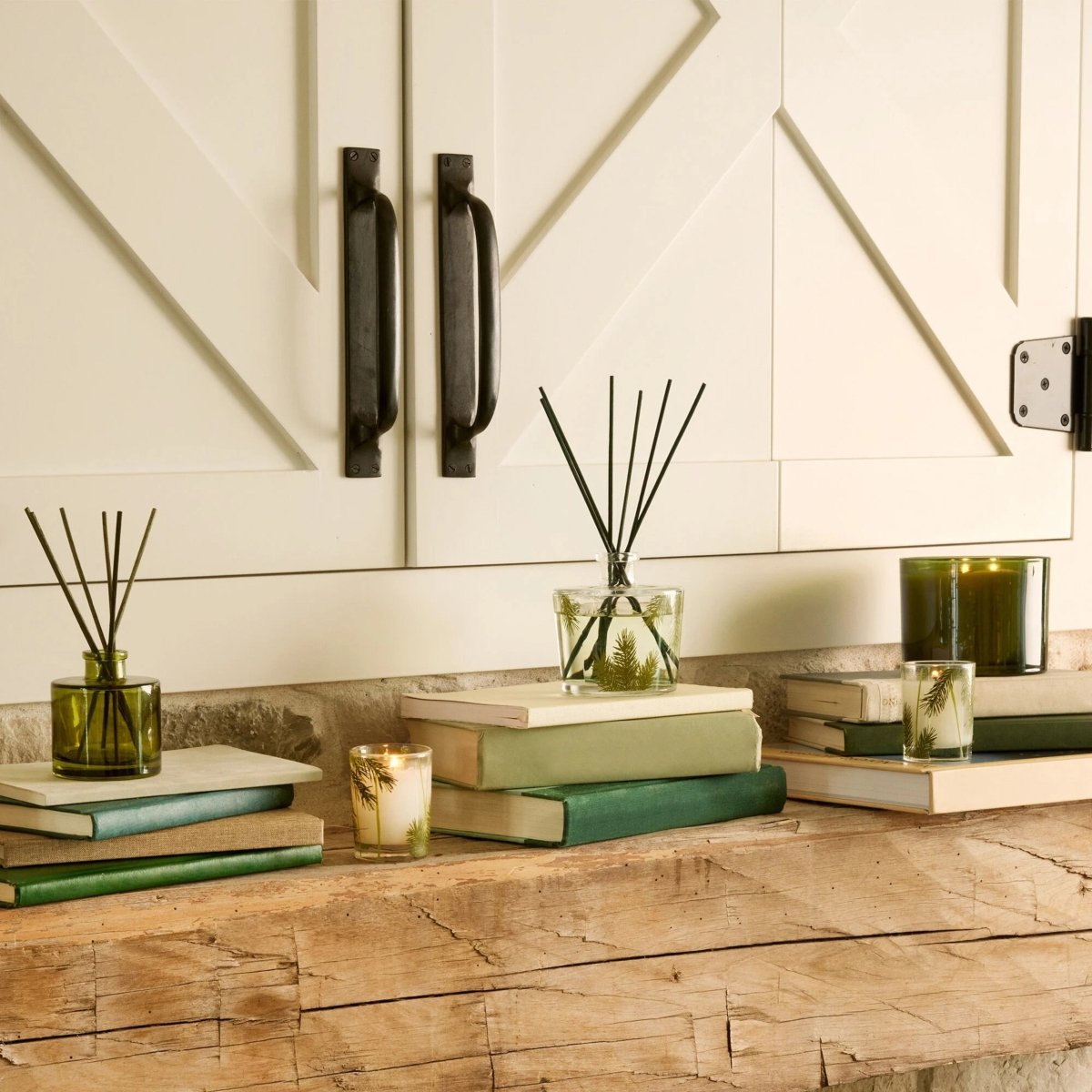 Thymes Frasier Fir Reed Diffuser and Candles| Duman Home