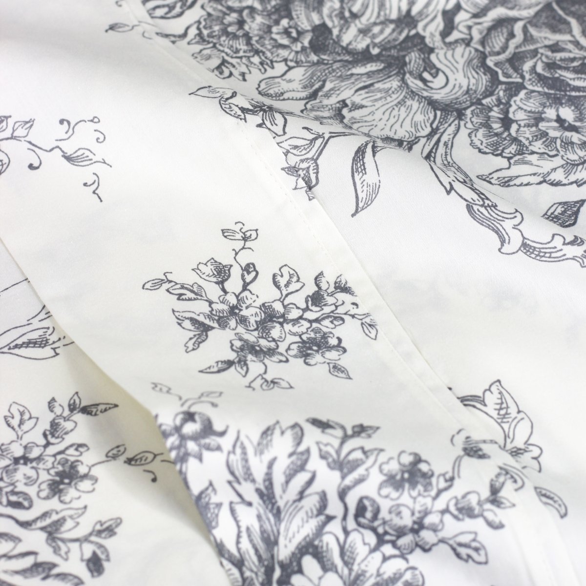Toile Sheet Sets Grey Detail | Duman Home