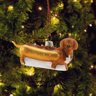 Weiner Pup Hot Dog Ornament | Duman Home