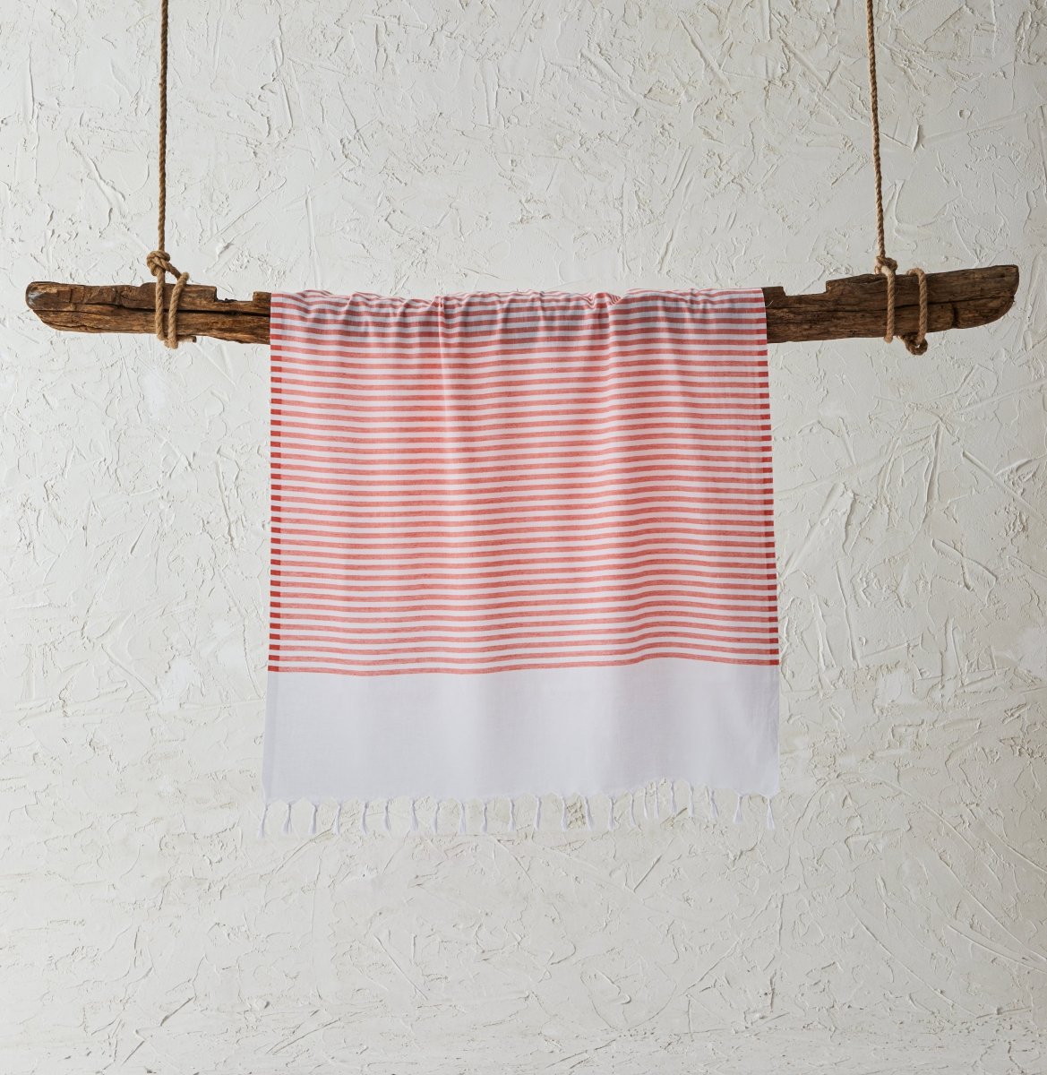 White Imbat Peshtemal Papaya | Duman Home