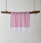 White Imbat Peshtemal Fushia | Duman Home