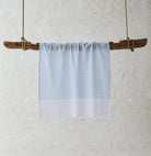 White Imbat Peshtemal Powder Blue | Duman Home