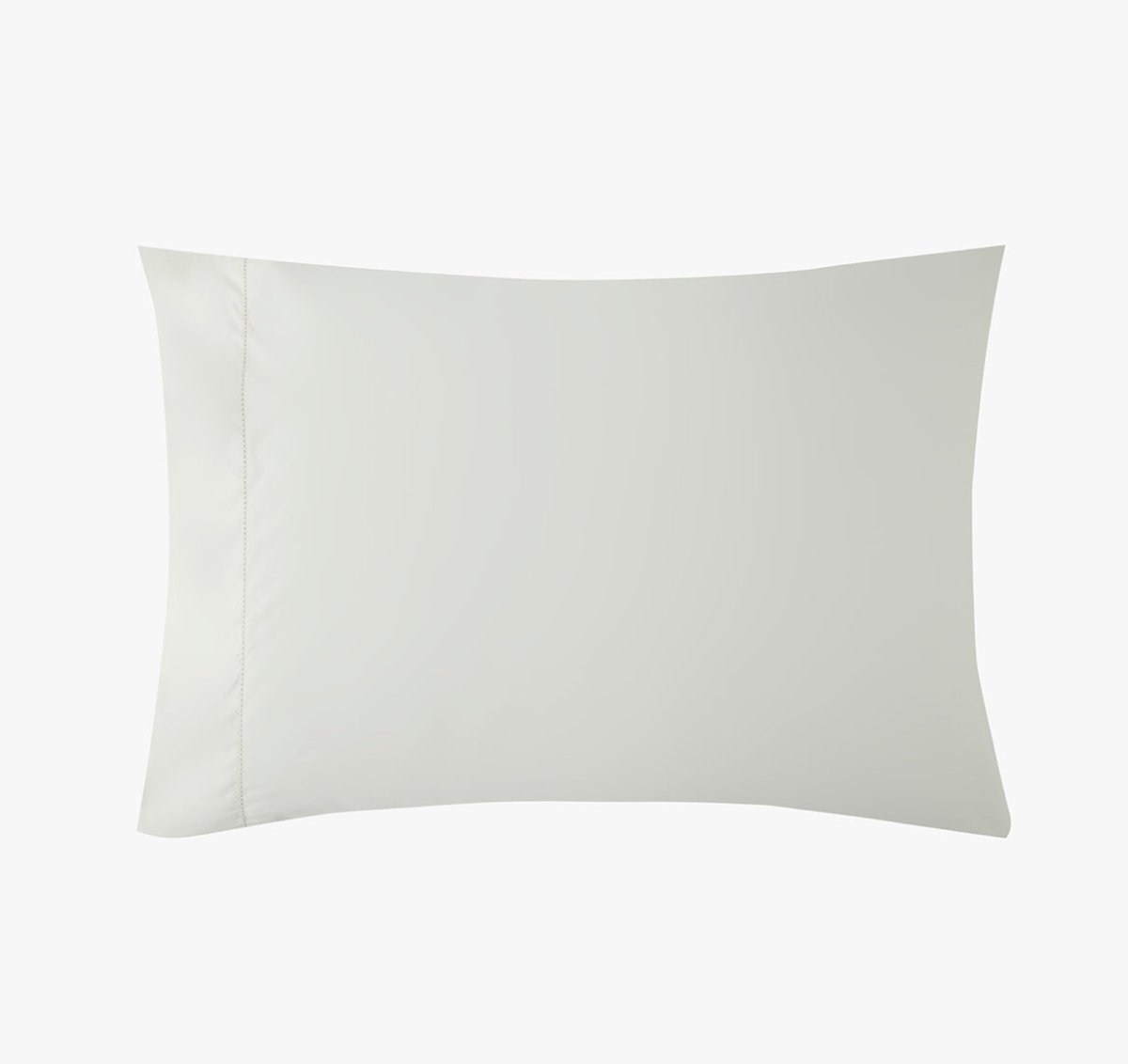 Signature Hemstitch Organic Pillowcase Ivory | Duman Home