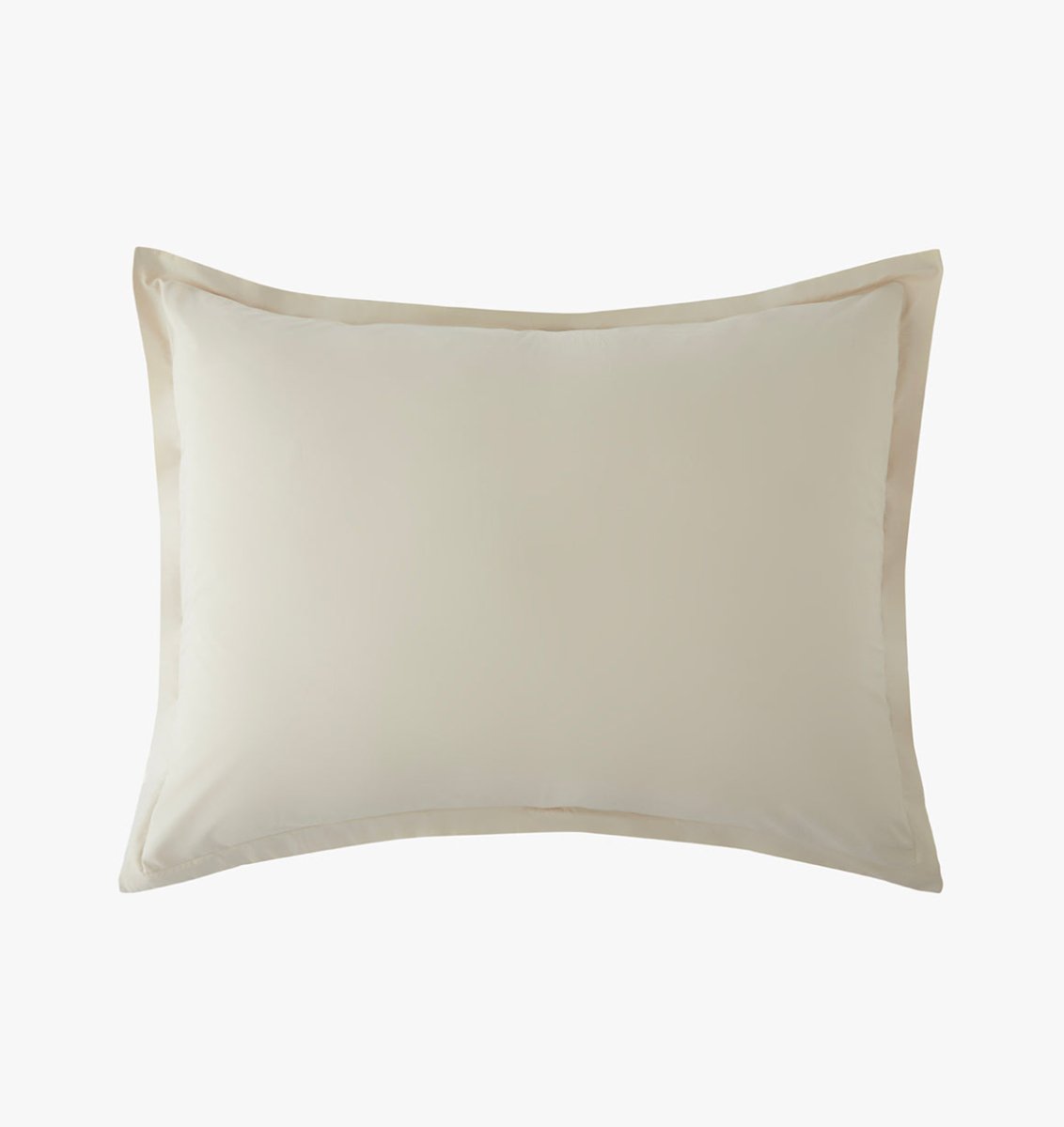 Percale Organic Sham Set Bone | Duman Home