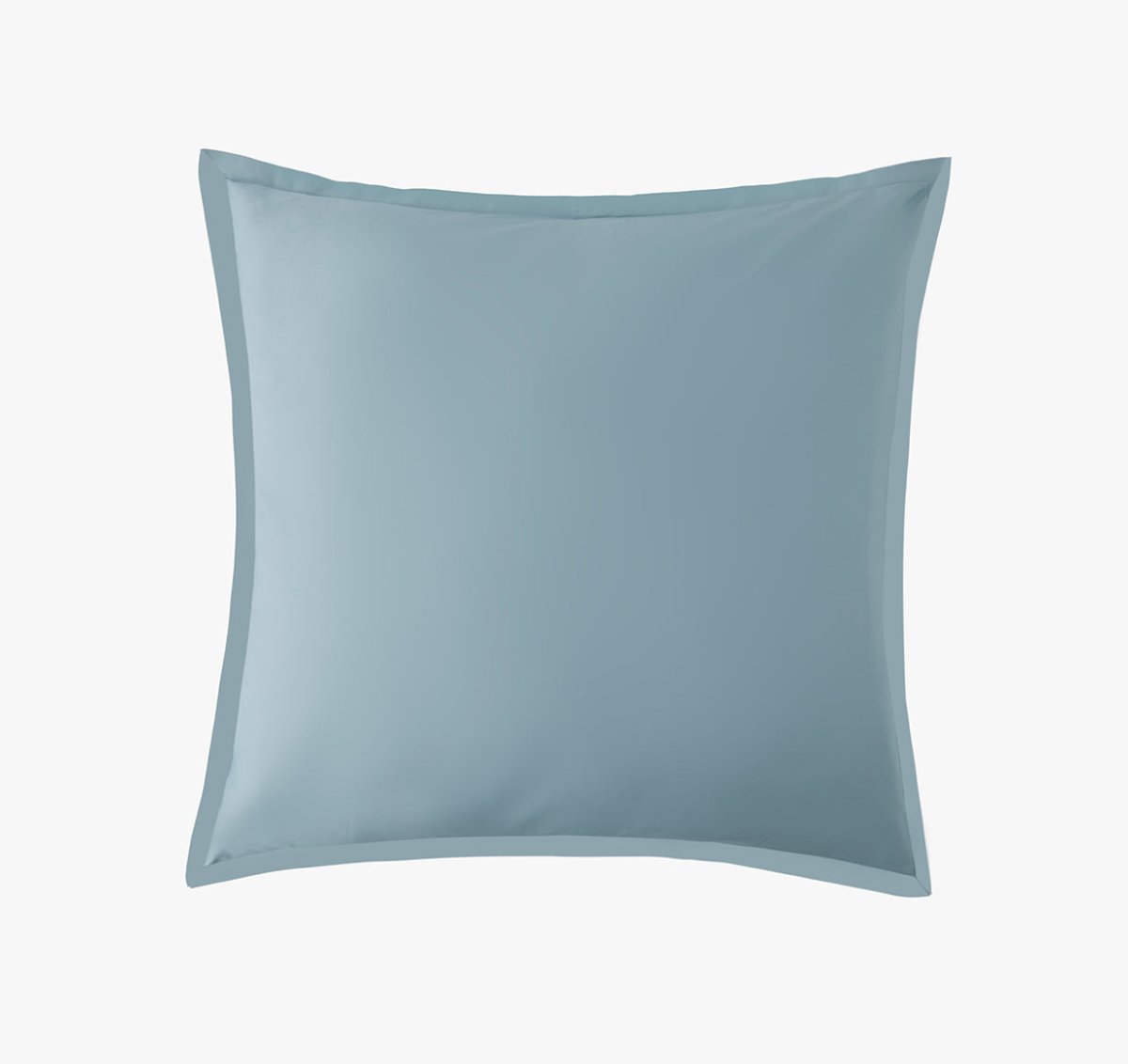 Signature Hemstitch Organic Euro Sham Poolside | Duman Home