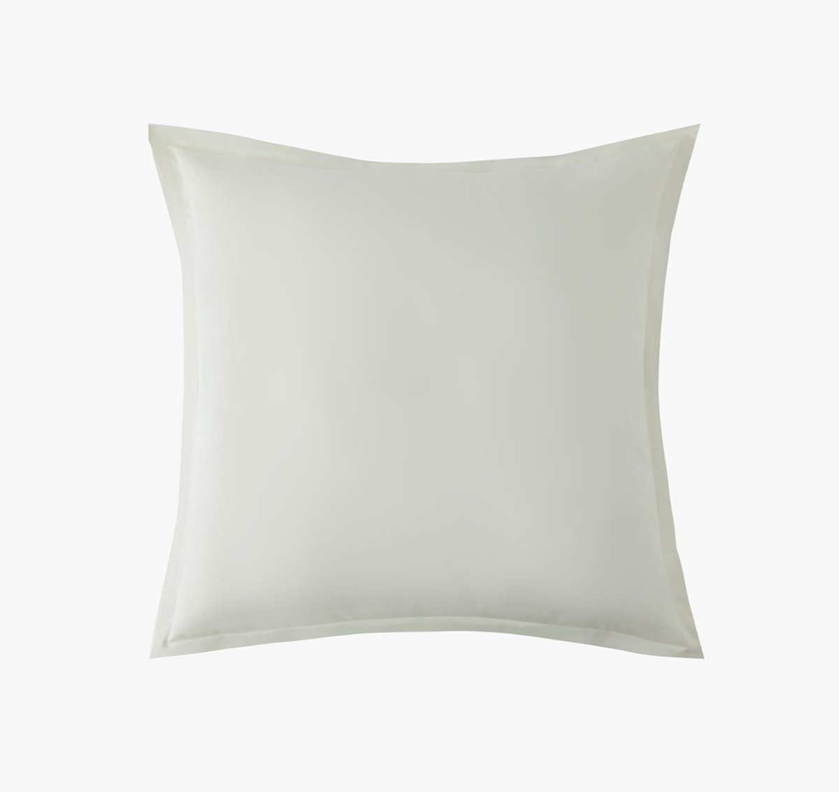 Signature Hemstitch Organic Euro Sham Ivory | Duman Home