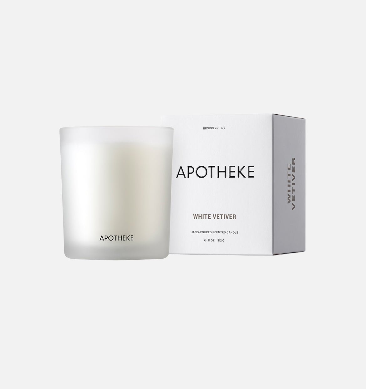 Apotheke White Vetiver Candle | Duman Home