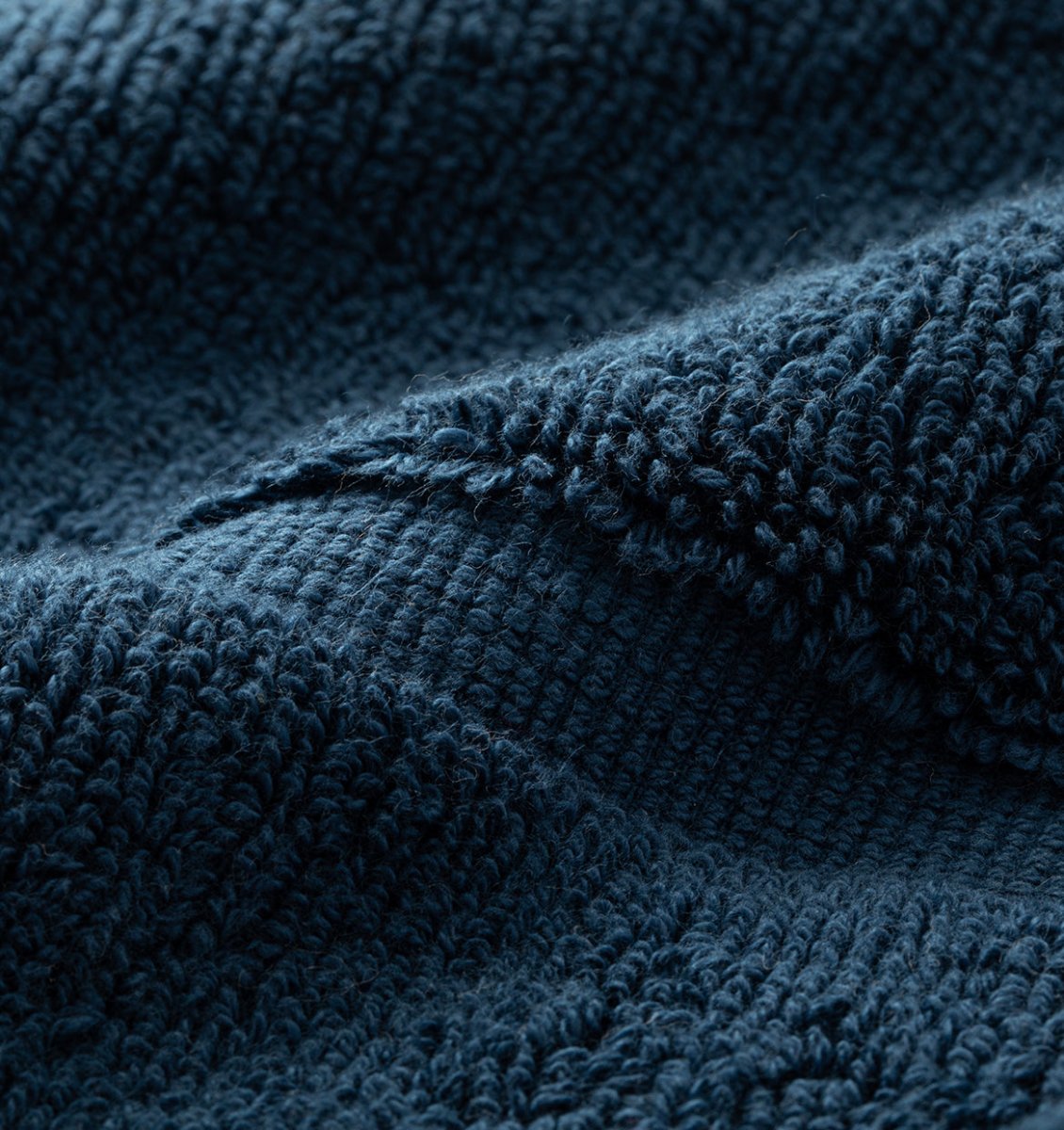 Brooklyn Bath Mat Navy Detail | Duman Home