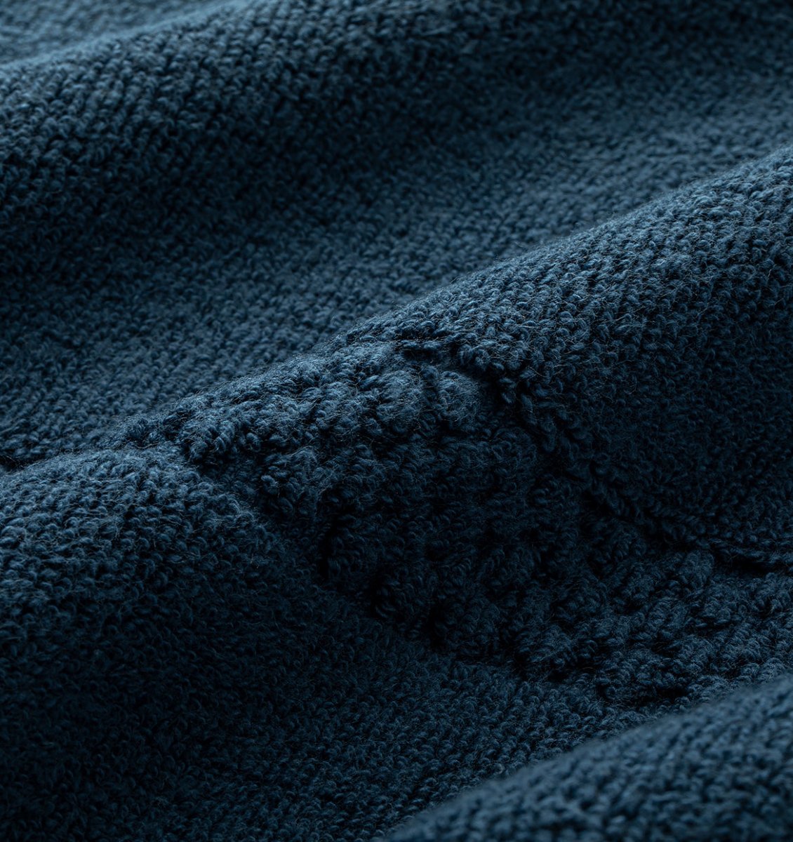 Istanbul Bath Mat Navy Detail | Duman Home