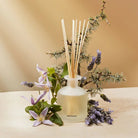 Apotheke Hinoki Lavender Reed Diffuser with Flowers | Duman Home