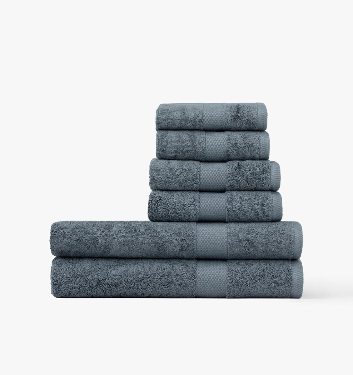 Premium Turkish Cotton Towel Bundle Aegean Blue | Duman Home