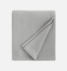 Sferra Corino Blanket in Silver Color | Duman Home